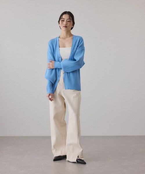 ADAM ET ROPE'（アダムエロペ）の「ポインテッドトゥフラットパンプス（パンプス・レディース・ブラック/オフホワイト・23.0/23.5/24.0/24.5）」の14枚目の写真