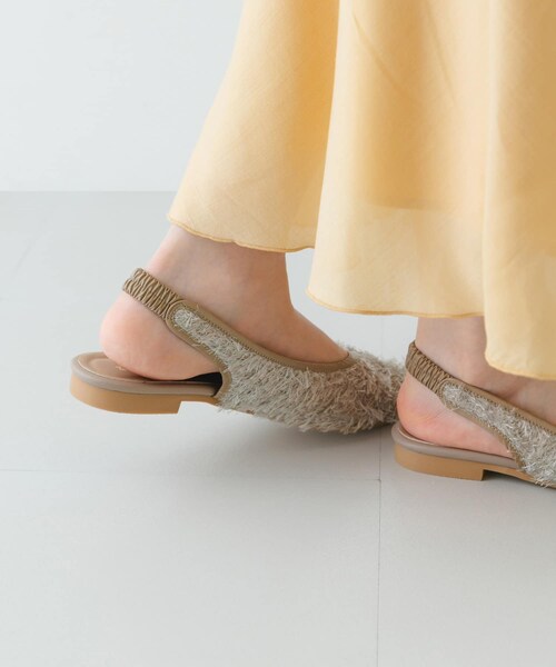 RODE SKO（ロデスコ）の「『MADE IN JAPAN』ヘアリーバックストラップミュール（その他シューズ・レディース・BLACK/BEIGE・36/37/38）」の19枚目の写真