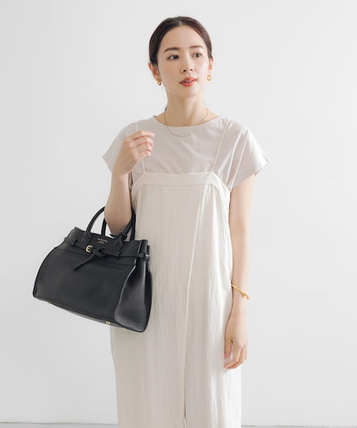 URBAN RESEARCH（アーバンリサーチ）の「スーピマコットンボートネックカットソー（Tシャツ/カットソー・レディース・D.NAVY/WHITE/TAUPE・FREE）」の18枚目の写真
