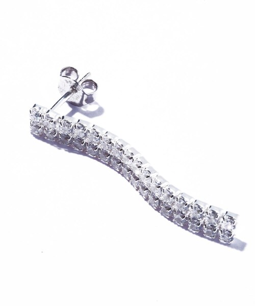 ROPE'（ロペ）の「【WEB限定】【les bonbon (ル ボンボン)】princess double pierce SV（ピアス（両耳用）・レディース・シルバー・F）」の8枚目の写真