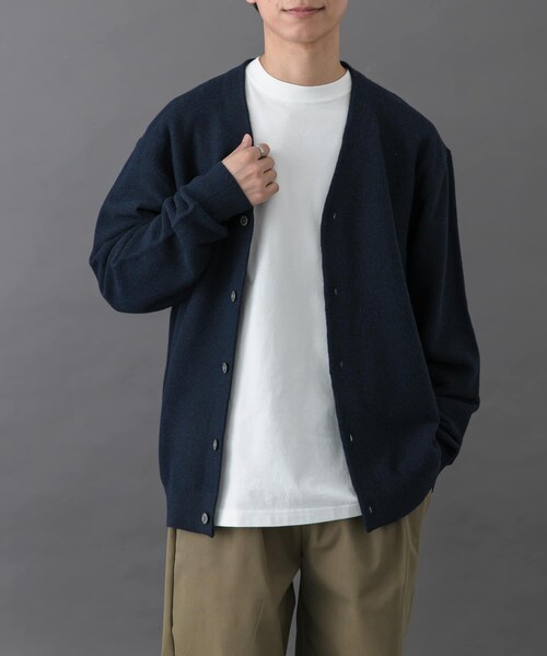 URBAN RESEARCH DOORS(アーバンリサーチドアーズ)の「FORK&SPOON PROVORONE Vネックカーディガン(カーディガン/ボレロ・メンズ・NAVY/CHARCOAL・4/5)」の16枚目の写真