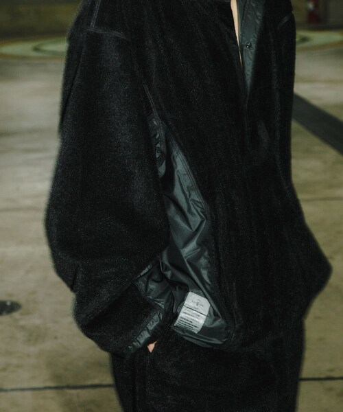 URBAN RESEARCH(アーバンリサーチ)の「『別注』BROOXON×URBS U.P.S. AIRLITE WARM SWEAT SHIRTS(スウェット・メンズ・BLACK・M/L/XL)」の3枚目の写真
