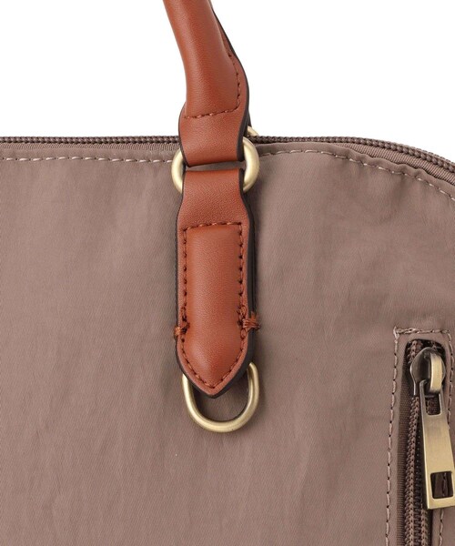 Jayro（ジャイロ）の「皺ナイロンL字リュック（バックパック/リュック・レディース・ブラック/ホワイト系/ブラウン系/ブルー系・F）」の16枚目の写真