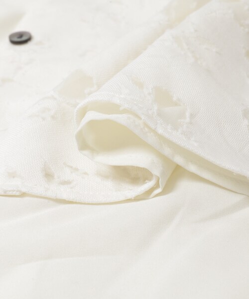 URBAN RESEARCH ROSSO（アーバンリサーチロッソ）の「オープンカラーレースシャツ（シャツ/ブラウス・レディース・OFF・Free）」の11枚目の写真