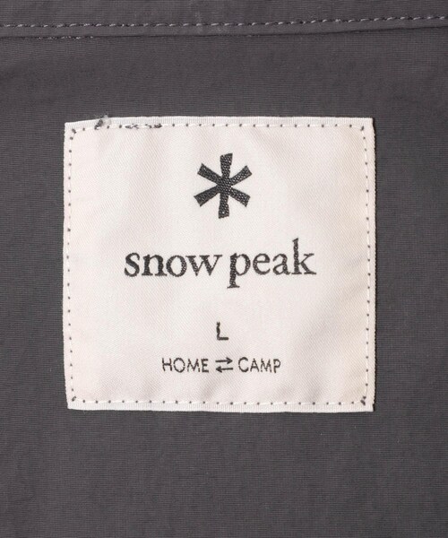 URBAN RESEARCH DOORS(アーバンリサーチドアーズ)の「Snow Peak Apparel NYLON WASHER JACKET(テーラードジャケット・メンズ・GREIGE/CHARCOAL/BLACK・M/L/XL)」の22枚目の写真