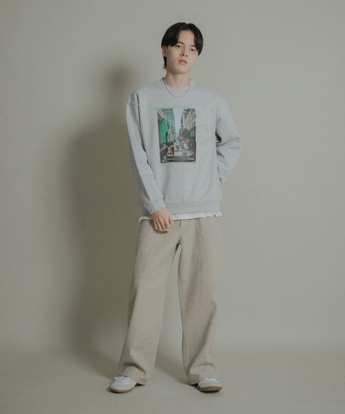 SENSE OF PLACE by URBAN RESEARCH(センスオブプレイスバイアーバンリサーチ)の「City graphic crew-neck Sweat(スウェット・メンズ・BLACK/GRAY/BLUE・M/L)」の18枚目の写真