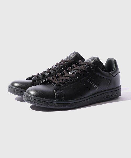 ADAM ET ROPE'(アダムエロペ)の「【adidas/アディダス】STANSMITH LUX(スニーカー・メンズ・ブラック・26.0/26.5/27.0/27.5/28.0)」の8枚目の写真