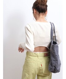 Ungrid | バックオープンフィットロングスリーブTee(Tシャツ/カットソー)