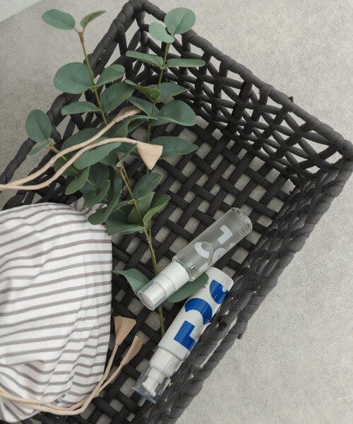 URBAN RESEARCH DOORS(アーバンリサーチドアーズ)の「BRID ROUGH KNIT BASKET WIDE S(収納グッズ・メンズ・GY/BE・S)」の6枚目の写真