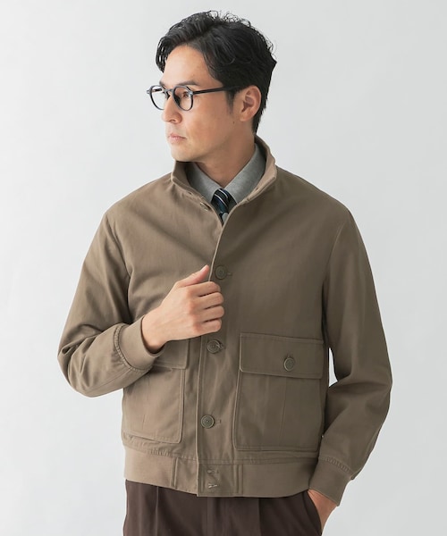 URBAN RESEARCH ROSSO（アーバンリサーチロッソ）の「『XLサイズあり』バルスターモールスキンブルゾン（ブルゾン・メンズ・BLACK/BEIGE/DARK BROWN・M/L/XL）」の3枚目の写真