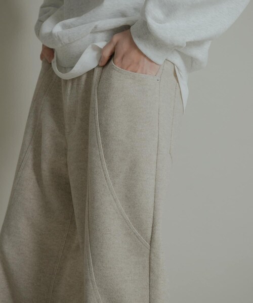 SENSE OF PLACE by URBAN RESEARCH（センスオブプレイスバイアーバンリサーチ）の「ラウンドパネル5PKメルトンパンツ（その他パンツ・メンズ・CHARCOAL/OATMEAL・M/L）」の2枚目の写真