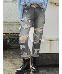 jouetie | ダメージボーイズデニム(デニムパンツ)