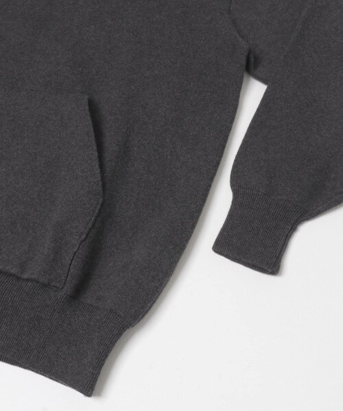 URBAN RESEARCH DOORS(アーバンリサーチドアーズ)の「CottonCashmere KnitHoodie(パーカー・メンズ・CHARCOAL/ORANGE・M/L)」の6枚目の写真