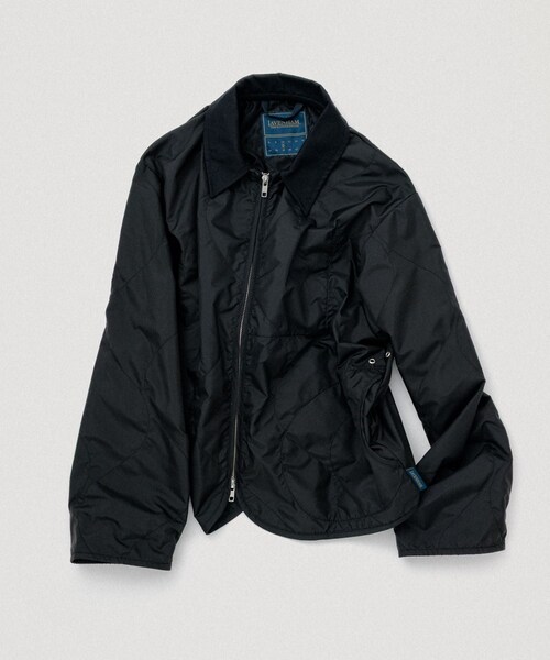 ADAM ET ROPE'(アダムエロペ)の「【J'aDoRe・店舗限定】【LAVENHAM(ラベンハム)】LAVENHAM_SIDE POCKET UNWADDED TEYNHAM WOMENS(ブルゾン・レディース・ブラック系/ベージュ系・10/8)」の3枚目の写真
