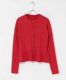 SENSE OF PLACE by URBAN RESEARCH | ミニケーブルペプラムセーター(ニット/セーター)