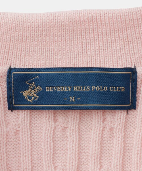 ROPE' PICNIC(ロペピクニック)の「【KIDS】【BEVERLY HILLS POLO CLUB】ポロカラーケーブルニット/リンクコーデ(ニット/セーター・キッズ・キナリ/ネイビー/ローズピンク・L/M/S)」の17枚目の写真