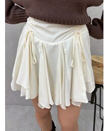 フリルリボンミニスカート