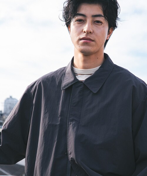 URBAN RESEARCH DOORS（アーバンリサーチドアーズ）の「『別注』Snow Peak Apparel×DOORS　NYLON WASHER JACKET（テーラードジャケット・メンズ・GREIGE/CHARCOAL/BLACK・M/L/XL）」の19枚目の写真