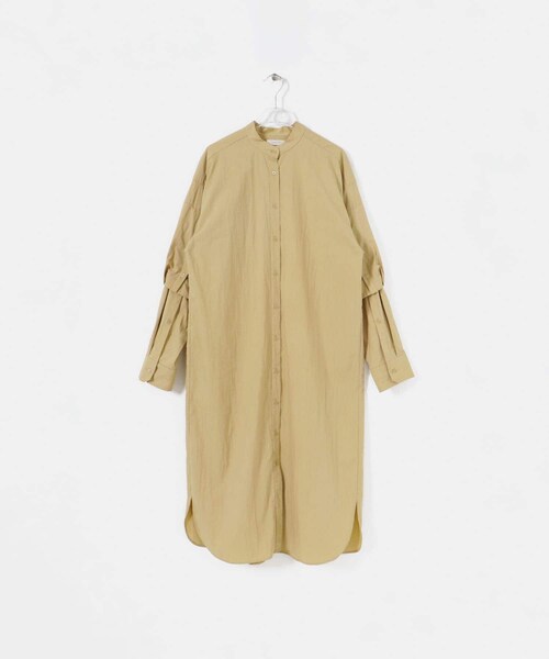 LAATO（ラート）の「DOBLE SLEEVE ONE PIECE（ワンピース・レディース・ハニー/ヨモギ/インク・Free）」の4枚目の写真