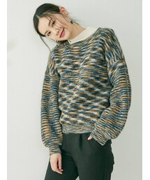 dazzlin | クルーシンプルラメニットトップス(ニット/セーター)