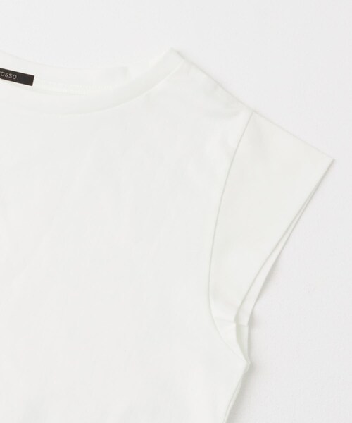 URBAN RESEARCH ROSSO（アーバンリサーチロッソ）の「クールタッチスーピマコットンフレンチTシャツ（Tシャツ/カットソー・レディース・PINK/OFF WHITE/MINT/D/NAVY・FREE）」の16枚目の写真