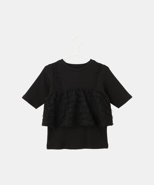 ROPE' PICNIC(ロペピクニック)の「【KIDS/キッズ】ビスチェドッキングカットソー(Tシャツ/カットソー・キッズ・ブラック/キナリ・L/M/S)」の19枚目の写真