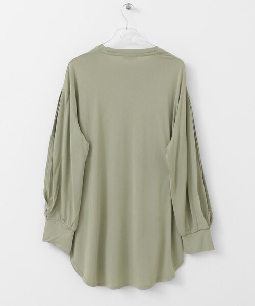 LAATO（ラート）の「ATELIER LONG T-SHIRTS（Tシャツ/カットソー・レディース・セージ/ワサビ・FREE）」の9枚目の写真