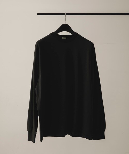 URBAN RESEARCH（アーバンリサーチ）の「A PRESSE　Cashmere Blend L/S T-Shirt（Tシャツ/カットソー・メンズ・CHARCOAL・2/3/4）」の2枚目の写真
