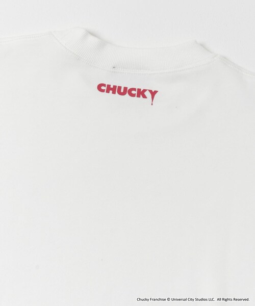 ITEMS URBANRESEARCH（アイテムズ アーバンリサーチ）の「『別注』UNIVERSAL MOVIEスウェット（スウェット・メンズ・CHUCKY WHT/CHUCKY BLK/PSYCHO WHT/PSYCHO BLK/ET WHT/ET BLK/JAWS WH/JAWS BLK・M/L）」の15枚目の写真