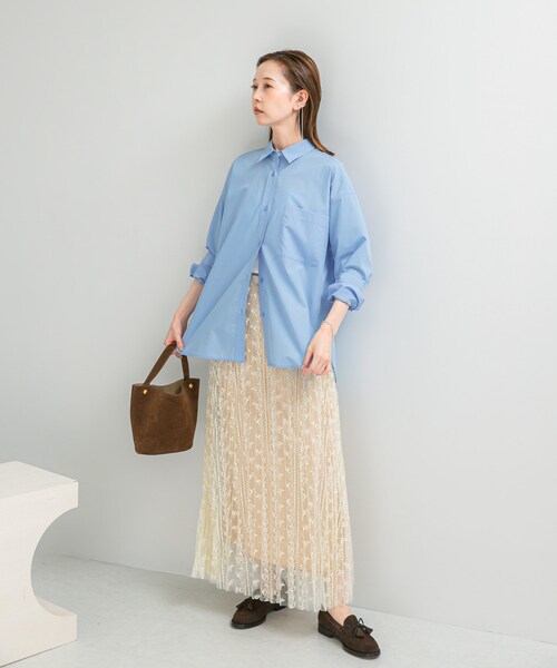 URBAN RESEARCH ROSSO（アーバンリサーチロッソ）の「マルチウェイデザインシャツ（シャツ/ブラウス・レディース・OFF/SAX・FREE）」の15枚目の写真