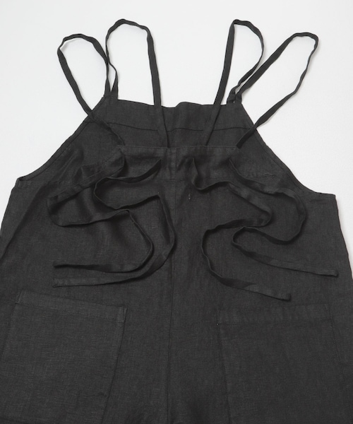 かぐれ（カグレ）の「リネンサロペット（つなぎ/オールインワン・レディース・GREGE/CHARCOAL/BLACK・Free）」の16枚目の写真