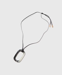 ADAM ET ROPE' | 【CATH・S/キャッツ】OVAL HORN NECKLACE(ネックレス)