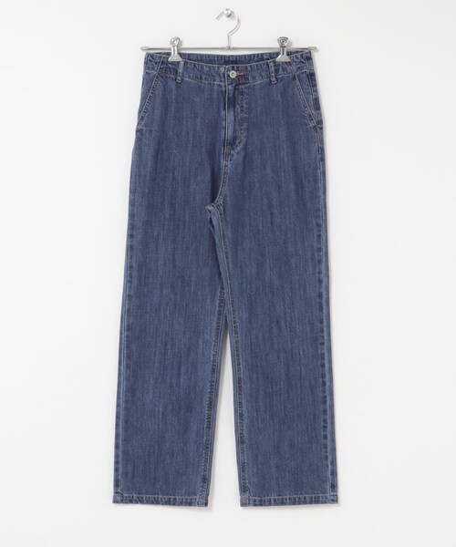 URBAN RESEARCH DOORS(アーバンリサーチドアーズ)の「デニムワイドパンツ(デニムパンツ・レディース・INDIGO/ONE WHASH・S/M/L)」の2枚目の写真