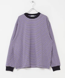 FORK&SPOON | FORK&SPOON　プレーティングボーダーロングスリーブTシャツ(Tシャツ/カットソー)