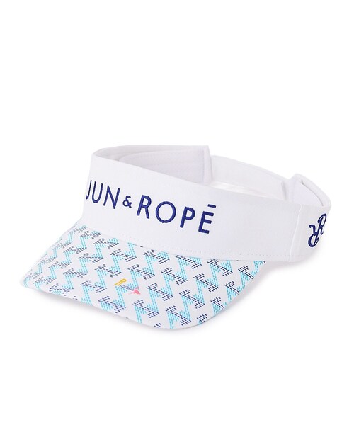 ROPE'（ロペ）の「【Resurrection×JUN&ROPE'】ブリムサンバイザー（サンバイザー・レディース・ホワイト・F）」の4枚目の写真