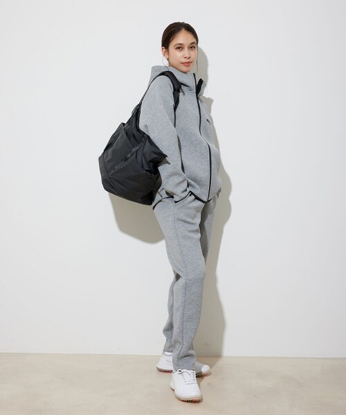 ROPE'(ロペ)の「ダンボールニットフルジップパーカー/WEB限定・ユニセックス(パーカー・レディース・グレー/ブラック・L/M/S/XL)」の10枚目の写真