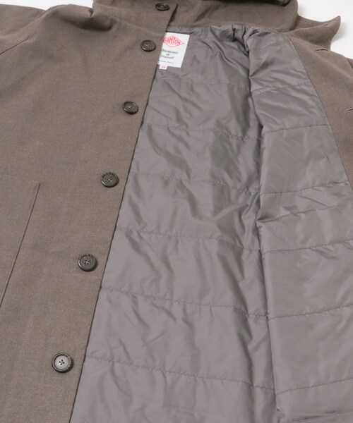 URBAN RESEARCH DOORS（アーバンリサーチドアーズ）の「DANTON　HOODED COAT（テーラードジャケット・レディース・GREIGE/BLACK・34）」の7枚目の写真