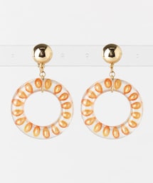 SENSE OF PLACE by URBAN RESEARCH | クリアサークルパーツイヤリング∴(イヤリング)