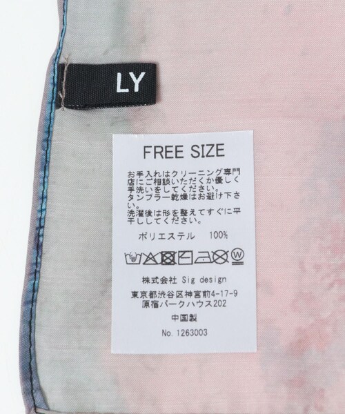 URBAN RESEARCH DOORS(アーバンリサーチドアーズ)の「LY POSTCARD SCARF(バンダナ/スカーフ・レディース・MOSAIC/HOTEL・Free)」の8枚目の写真