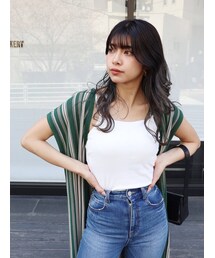 MURUA | バックストリングキャミ(パット付)(キャミソール)