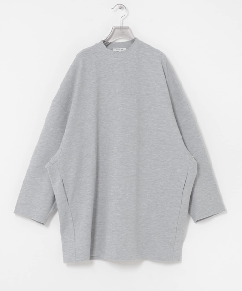URBAN RESEARCH（アーバンリサーチ）の「Studio Doe　OVERSIZED SWEATSHIRTS ONE-PIECE（ワンピース・レディース・WHITE/GREY・S）」の2枚目の写真