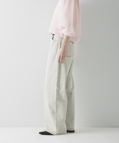 URBAN RESEARCH(アーバンリサーチ)の「『別注』PICCADILLY×URBAN RESEARCH デニムストレートパンツ(デニムパンツ・レディース・LT GRAY/LT INDIGO・36/38/40)」の8枚目の写真