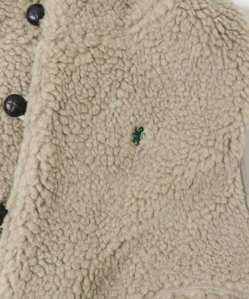 URBAN RESEARCH DOORS（アーバンリサーチドアーズ）の「GYMPHLEX　BOA HOODED SHORT VEST（ベスト・レディース・OYSTER/TAUPE/NAVY・14）」の8枚目の写真