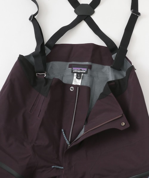 EKAL（エカル）の「patagonia　Ms Untracked Bibs（つなぎ/オールインワン・メンズ・BLK/OBPL・S/M）」の8枚目の写真