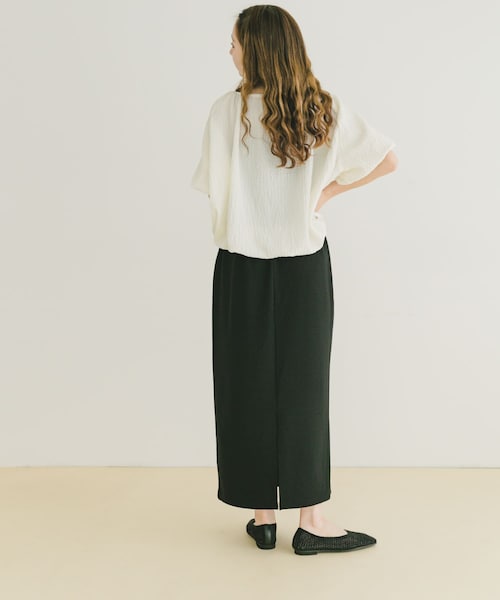 ITEMS URBANRESEARCH（アイテムズ アーバンリサーチ）の「バルーントップス×スカートセット（セットアップ・レディース・BLK/OFF・FREE）」の9枚目の写真