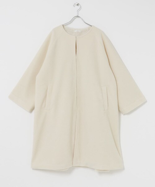 ITEMS URBANRESEARCH（アイテムズ アーバンリサーチ）の「シャーベットカラーコート（テーラードジャケット・レディース・MNT/CREAM/CHOCO・Free）」の12枚目の写真