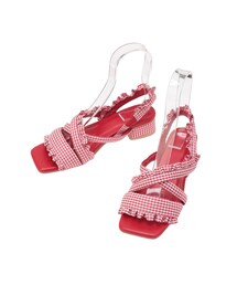 merry jenny | ギンガムcheckフリルサンダル(サンダル)