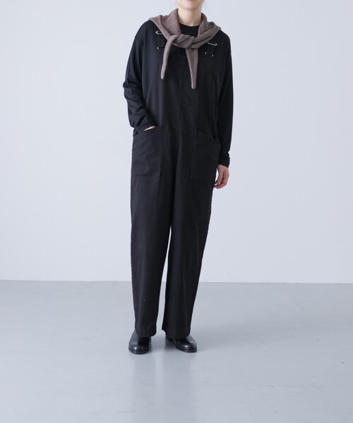 かぐれ（カグレ）の「ヤクウールフードマフラー（マフラー・レディース・CHARCOAL/MOCHA・Free）」の7枚目の写真