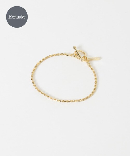 URBAN RESEARCH（アーバンリサーチ）の「『別注』XOLO×URBAN RESEARCH　French Rope Bracelet（ブレスレット・メンズ・GOLD・19）」の2枚目の写真