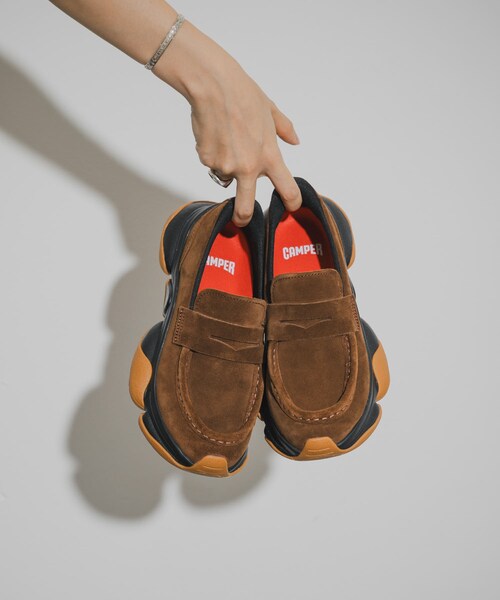 THE GOODLAND MARKET（ザグッドランドマーケット）の「CAMPER　KARST2 LOAFARS-WOMEN（ローファー・レディース・004 BROWN・36/37/38）」の3枚目の写真